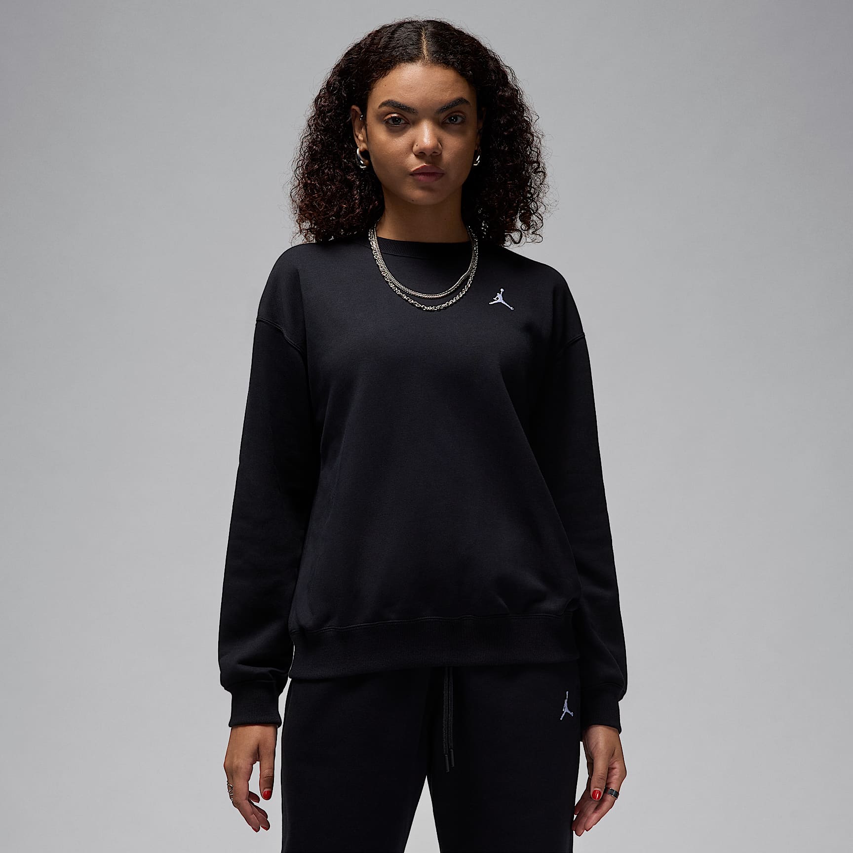 Jordan Brooklyn Fleece Women's French Terry Crew-Neck Sweatshirt